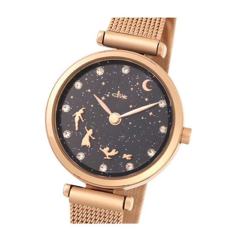 🔥พร้อมส่ง🔥CLUE x Disney - Peter Pan - Neverland Watch Rosegold นาฬิกา Clue ปีเตอร์แพน สีโรสโกล์ด