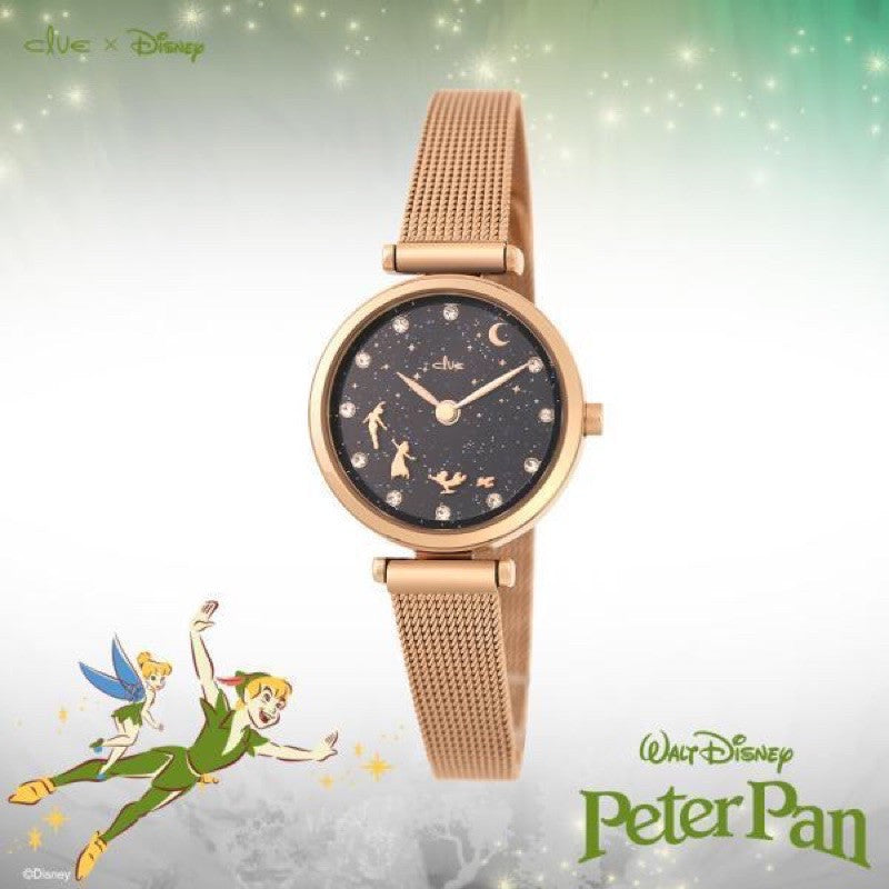 🔥พร้อมส่ง🔥CLUE x Disney - Peter Pan - Neverland Watch Rosegold นาฬิกา Clue ปีเตอร์แพน สีโรสโกล์ด