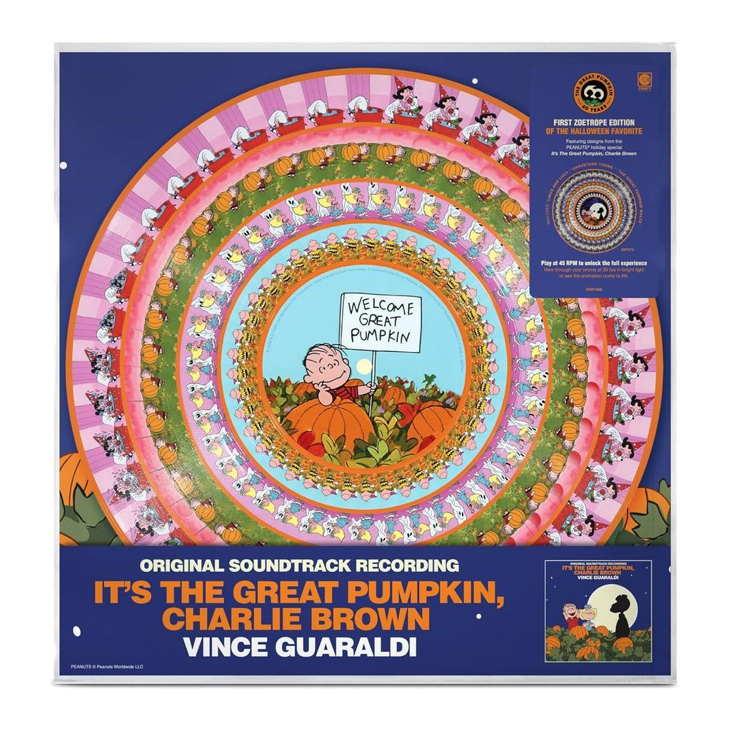 Preorder🔥 แผ่นเสียง Vinyl LP Vince Guaraldi - It's The Great Pumpkin Charlie Brown Zoetrope ไวนิล LP [ใหม่และซีล SS]