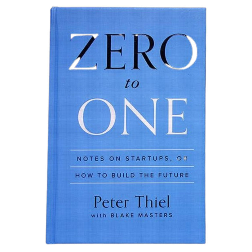 Hardcover Zero to One: Notes on Startups, or How to Build the Future by Peter Thiel หนังสือ ปกแข็ง