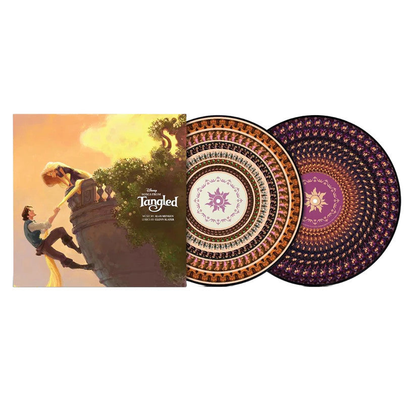 พร้อมส่ง🔥(มีตำหนิ) แผ่นเสียง Vinyl LP Songs from Tangled Collector's Edition Zoetrope Vinyl แผ่นไวนิล