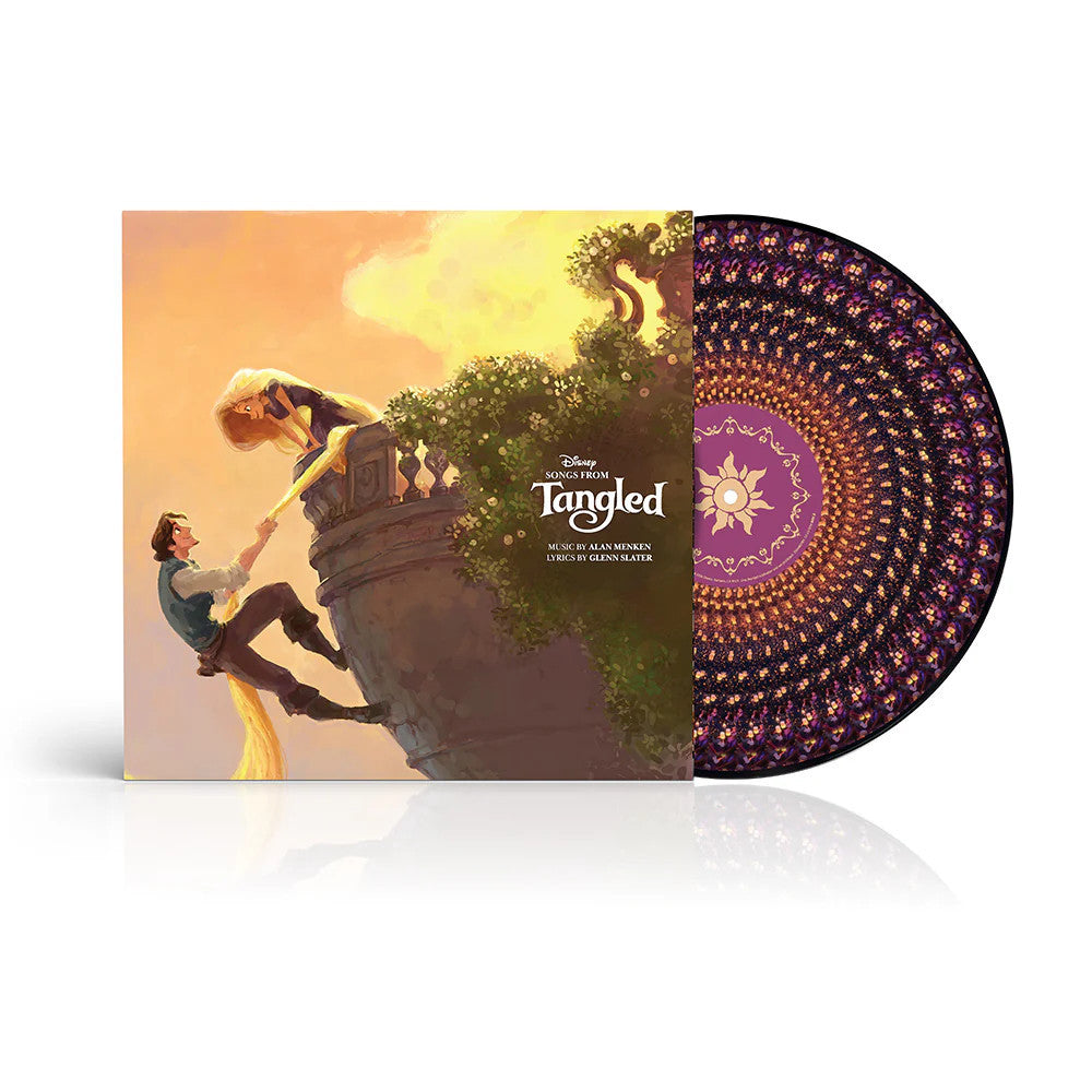 พร้อมส่ง🔥(มีตำหนิ) แผ่นเสียง Vinyl LP Songs from Tangled Collector's Edition Zoetrope Vinyl แผ่นไวนิล