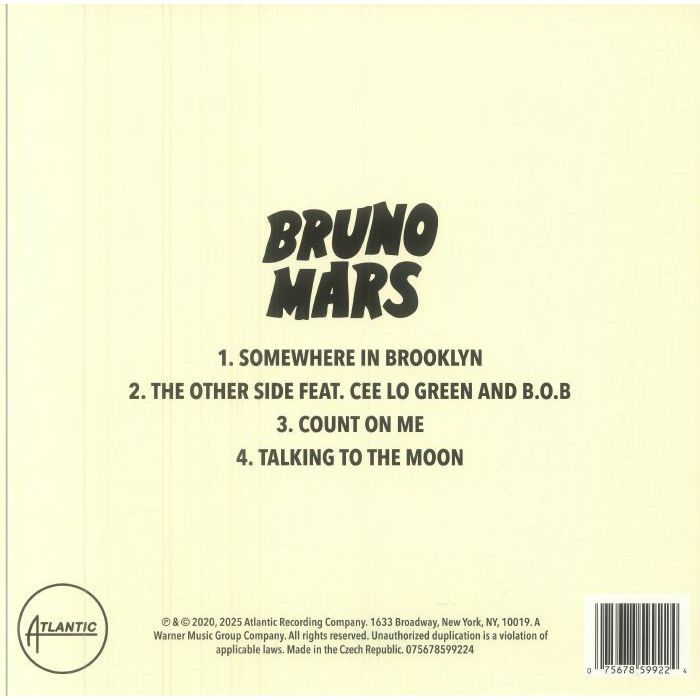 พร้อมส่ง🔥แผ่นเสียง Vinyl LP Bruno MARS It's Better If You Don't Understand Record Store Day Black Friday RSD 2025 ไวนิล