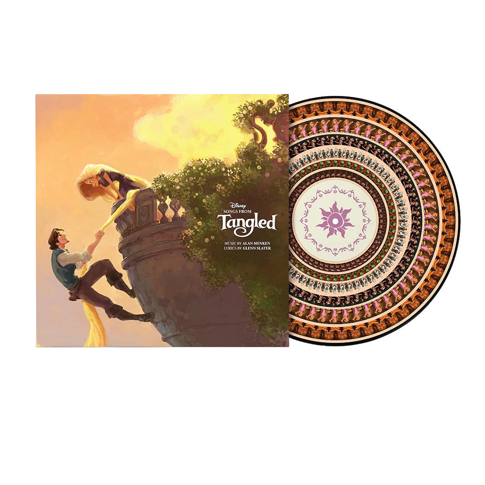 พร้อมส่ง🔥(มีตำหนิ) แผ่นเสียง Vinyl LP Songs from Tangled Collector's Edition Zoetrope Vinyl แผ่นไวนิล