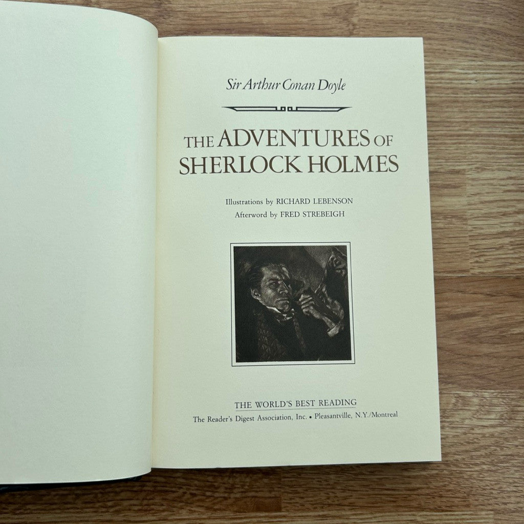 Hardcover The Adventures of Sherlock Holmes by Sir Arthur Conan Doyle หนังสือ การผจญภัยของเชอร์ล็อค โฮล์มส์ ปกแข็ง