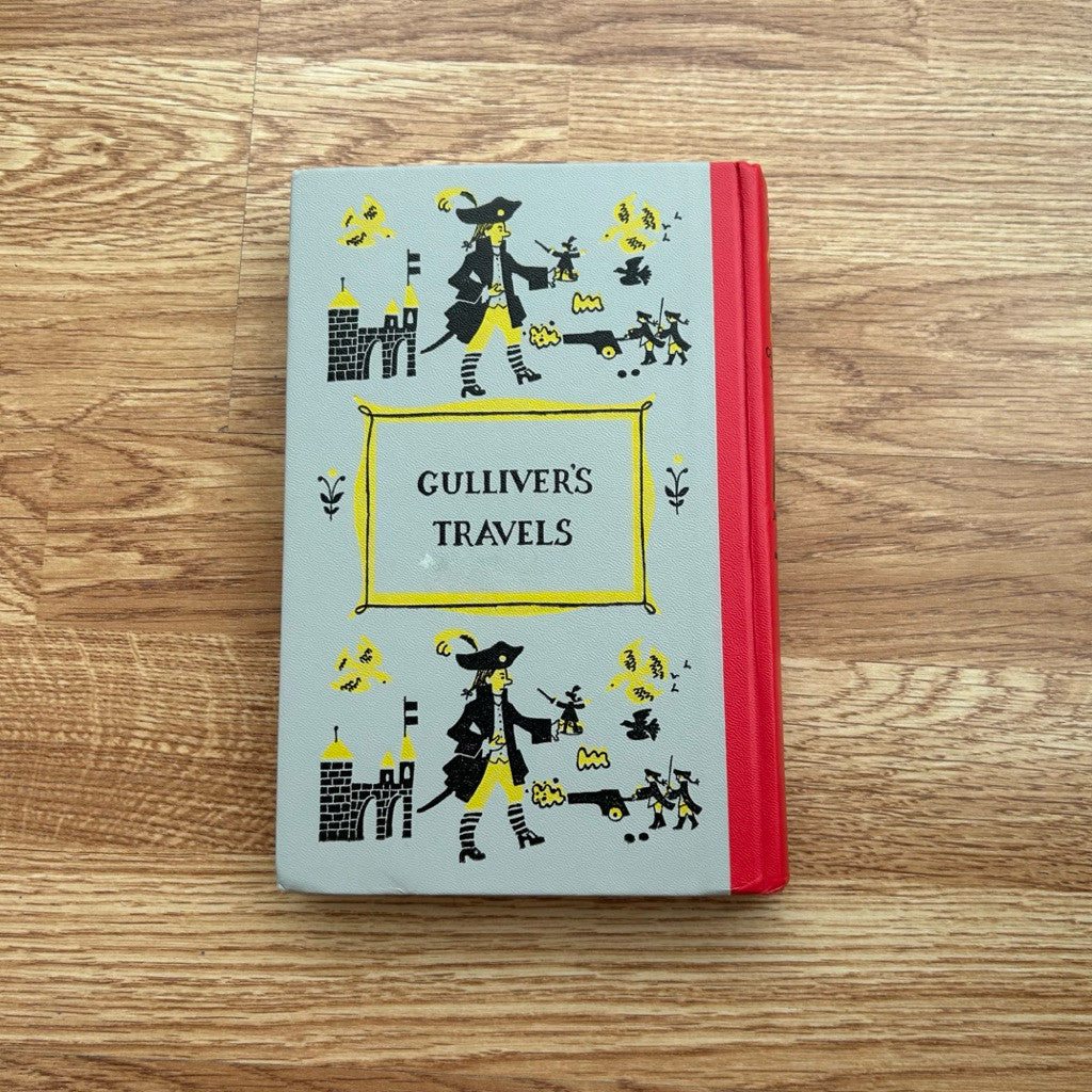 Hardcover Gulliver's Travels by Jonathan Swift หนังสือ การเดินทางของกัลลิเวอร์ โดย โจนาธาน สวิฟต์ ปกแข็ง