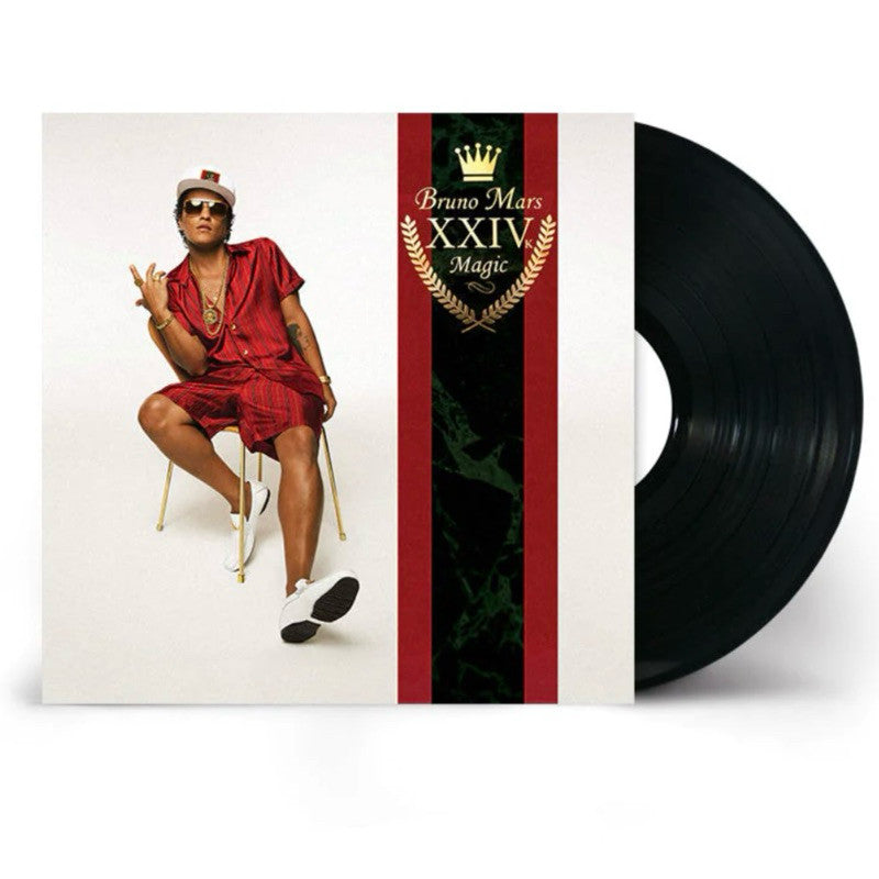 พร้อมส่ง🔥 แผ่นเสียง Vinyl LP Bruno Mars - 24K Magic แผ่นไวนิล [ใหม่และซีล SS]