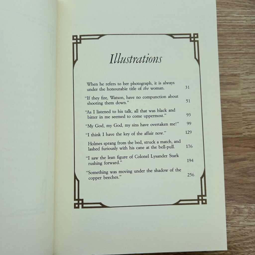 Hardcover The Adventures of Sherlock Holmes by Sir Arthur Conan Doyle หนังสือ การผจญภัยของเชอร์ล็อค โฮล์มส์ ปกแข็ง