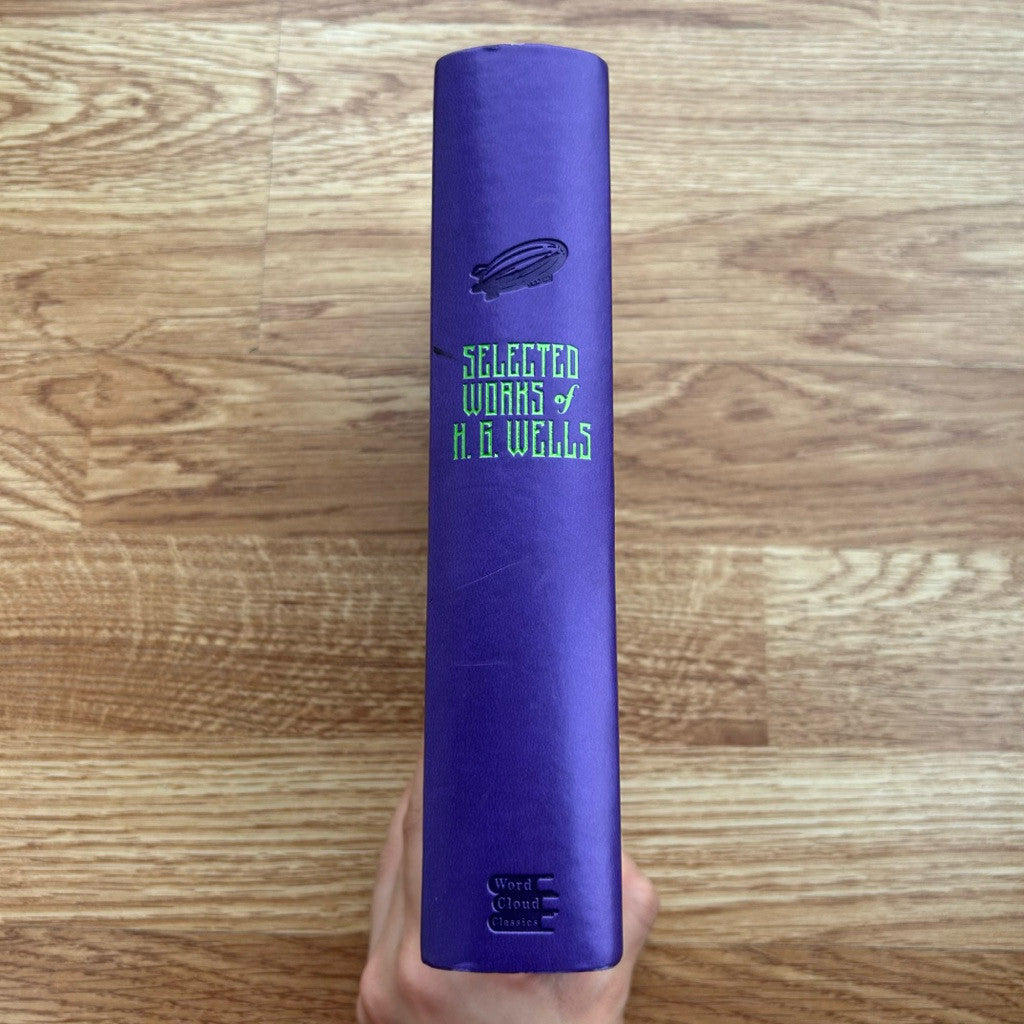 Hardcover The Selected Works of H.G. Wells The Time Machine The Invisible Man The War in the Air