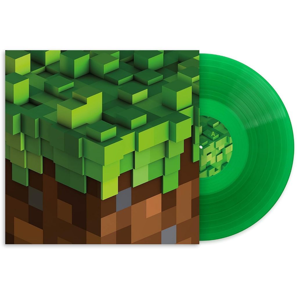 พร้อมส่ง🔥แผ่นเสียง Vinyl LP Minecraft - Volume Alpha Transparent Green Minecraft / Volume Beta Splatter Vinyl