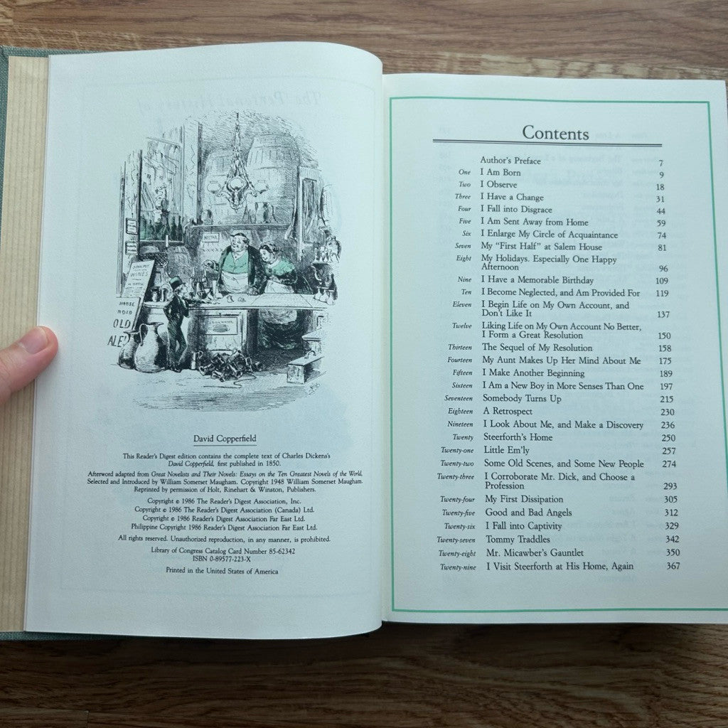 Hardcover David Copperfield by Charles Dickens หนังสือ เดวิด คอปเปอร์ฟิล์ด ปกแข็ง