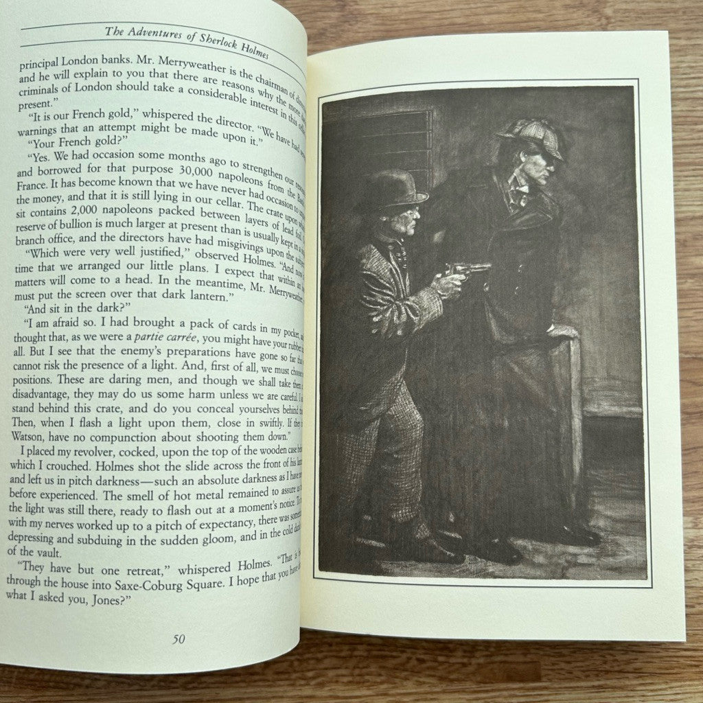 Hardcover The Adventures of Sherlock Holmes by Sir Arthur Conan Doyle หนังสือ การผจญภัยของเชอร์ล็อค โฮล์มส์ ปกแข็ง