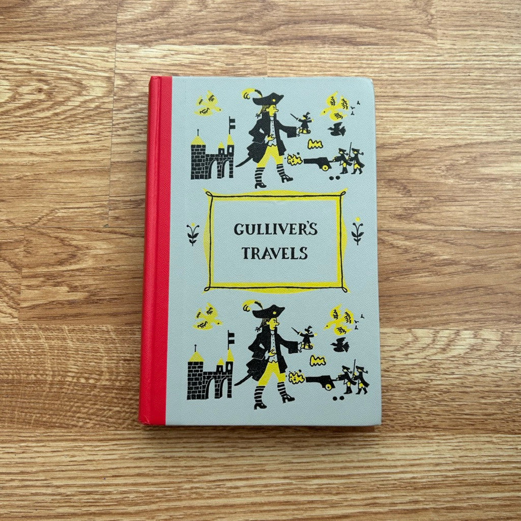 Hardcover Gulliver's Travels by Jonathan Swift หนังสือ การเดินทางของกัลลิเวอร์ โดย โจนาธาน สวิฟต์ ปกแข็ง