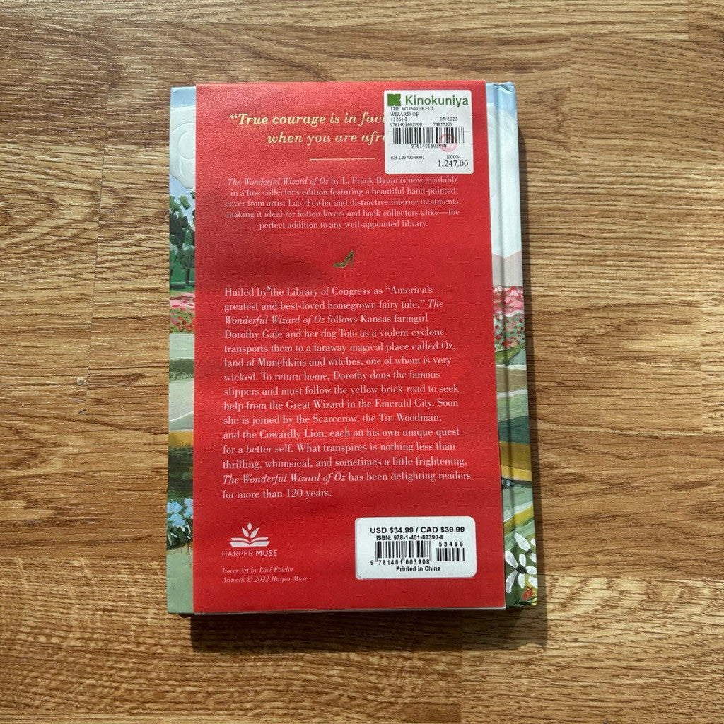Hardcover The World of Wizard of Oz by L. Frank Baum หนังสือ พ่อมดแห่งออซ โดย แอล. แฟรงก์ บอม ปกแข็ง