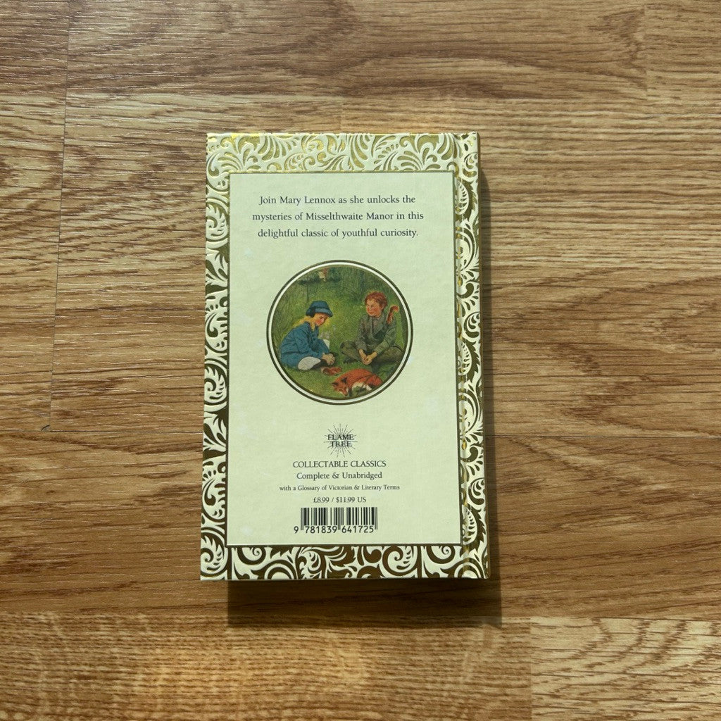 Gilded-Edge Hardcover The Secret Garden by Frances Hodgson Burnett หนังสือ ในสวนลับ ปกแข็ง ขอบทอง