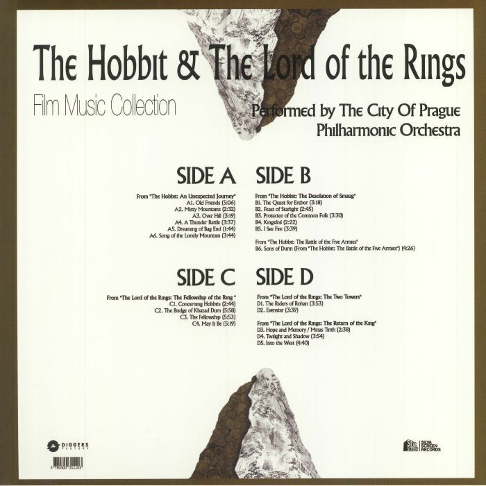 พร้อมส่ง🔥 แผ่นเสียง Vinyl LP The Hobbit & The Lord Of The Rings : Film Music Collection (Soundtrack) แผ่นไวนิล Vinyl LP