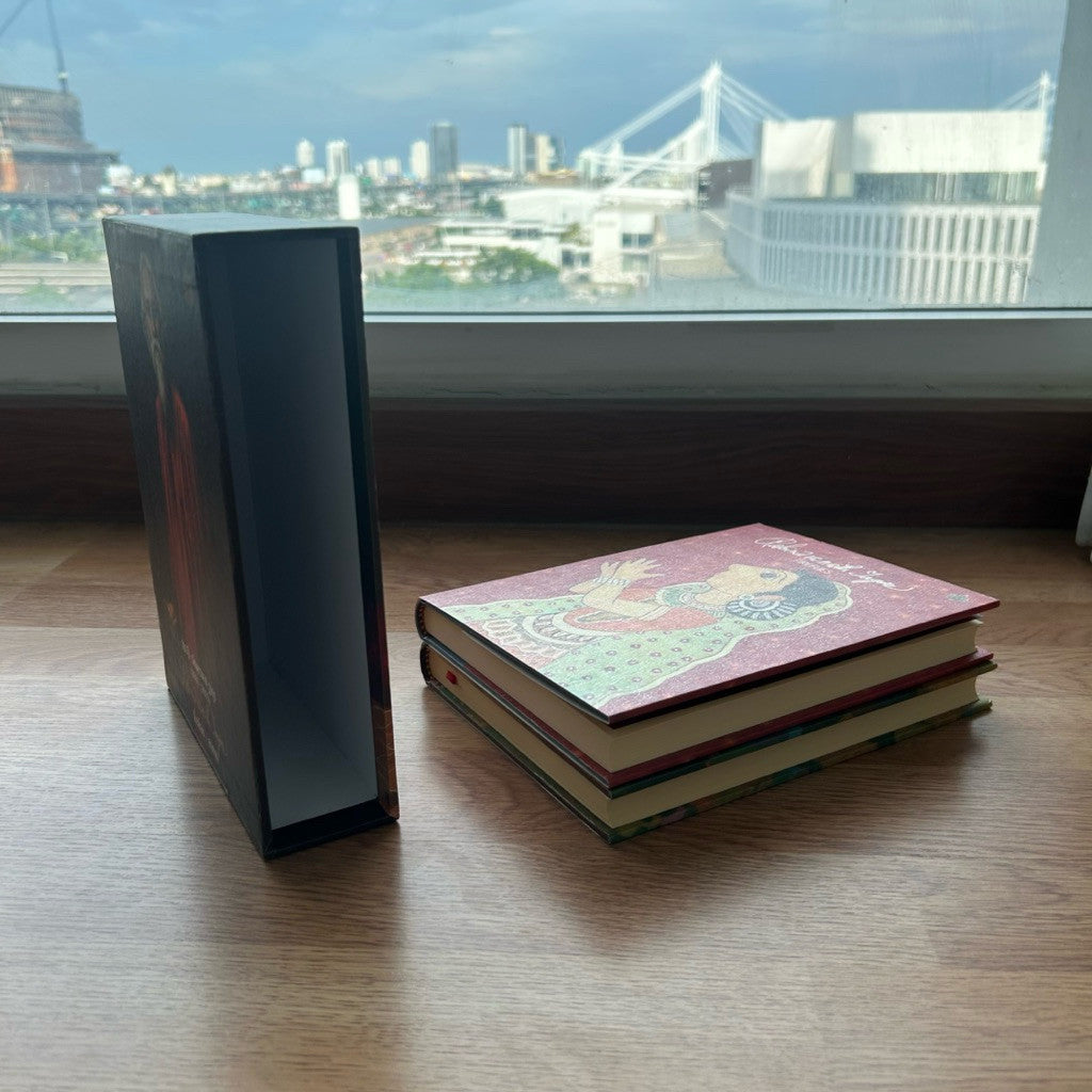Box Set หนังสือ หิ่งห้อย และ สาธนา ปกแข็ง เล่มใหญ่ โดย รพินทรนาถ ฐากูร