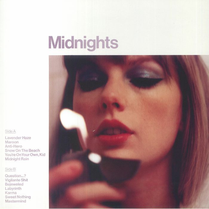 แผ่นเสียง Vinyl LP Taylor SWIFT : Midnights (Lavender Edition) แผ่นไวนิล