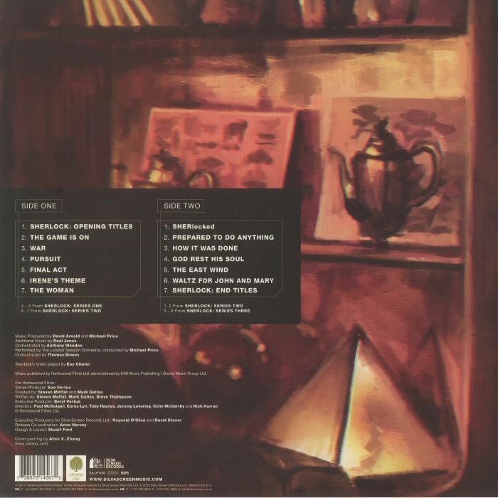 แผ่นเสียง Vinyl LP Sherlock: Series 1 2 & 3 Soundtrack แผ่นไวนิล