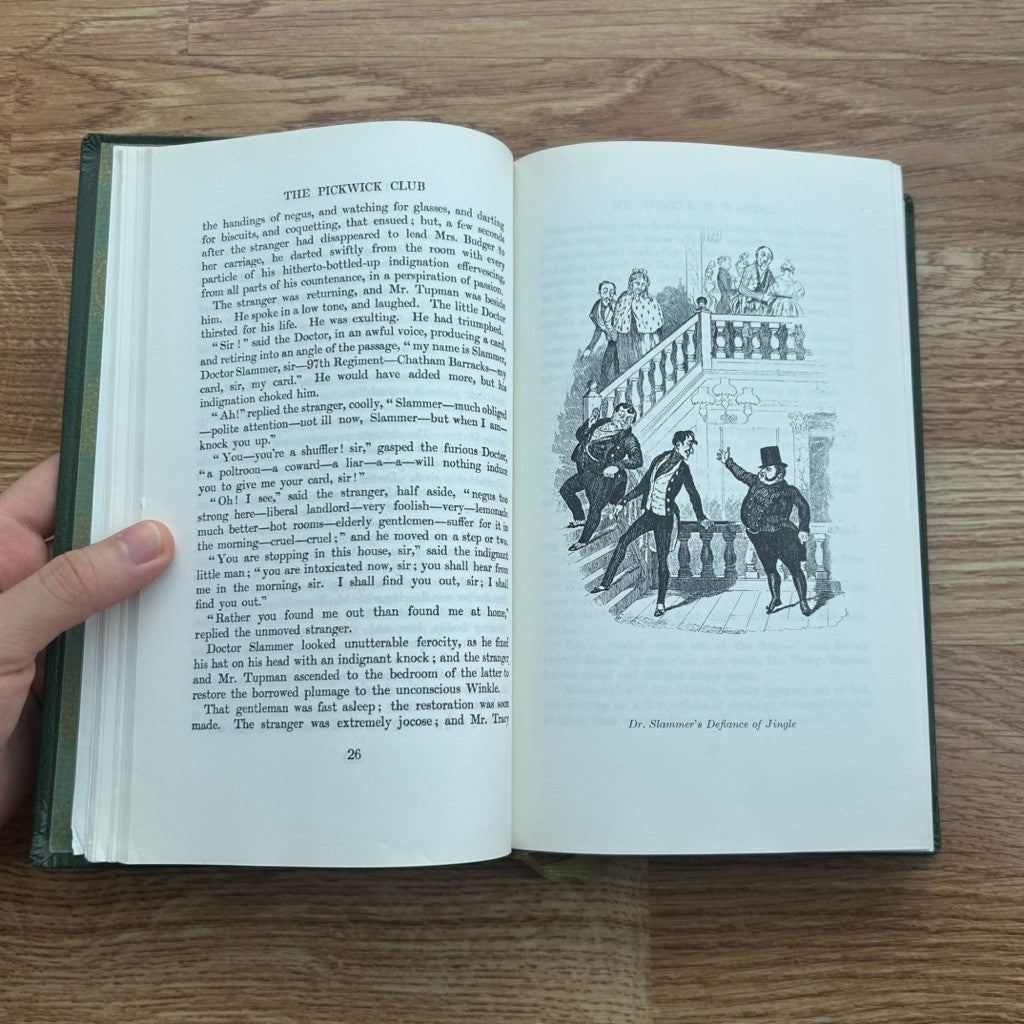 Hardcover Pickwick Papers by Charles Dickens หนังสือ Pickwick Papers โดย ชาลส์ ดิกคินส์ ปกแข็ง