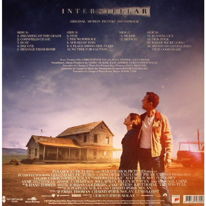 พร้อมส่ง🔥แผ่นเสียง Vinyl LP Hans ZIMMER : Interstellar (Soundtrack) แผ่นไวนิล Interstellar