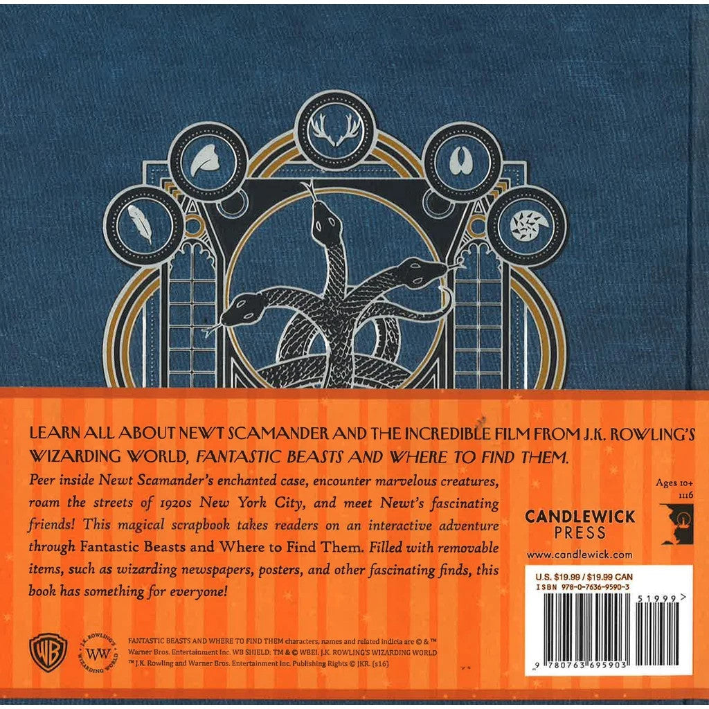 หนังสือ Fantastic Beasts Newt Scamander Scrap Book ISBN: 9780763695903