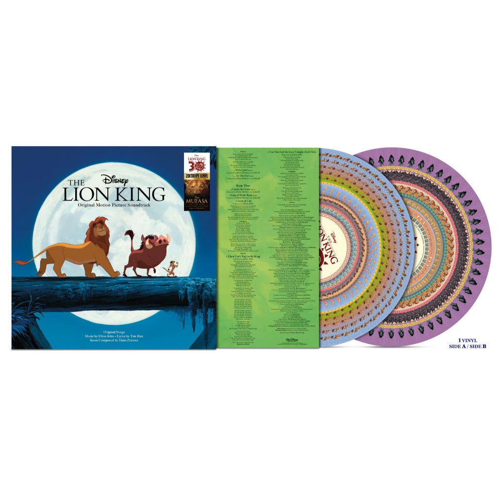 พร้อมส่ง🔥แผ่นเสียง Vinyl LP The Lion King Collector's Edition Zoetrope Vinyl แผ่นไวนิล