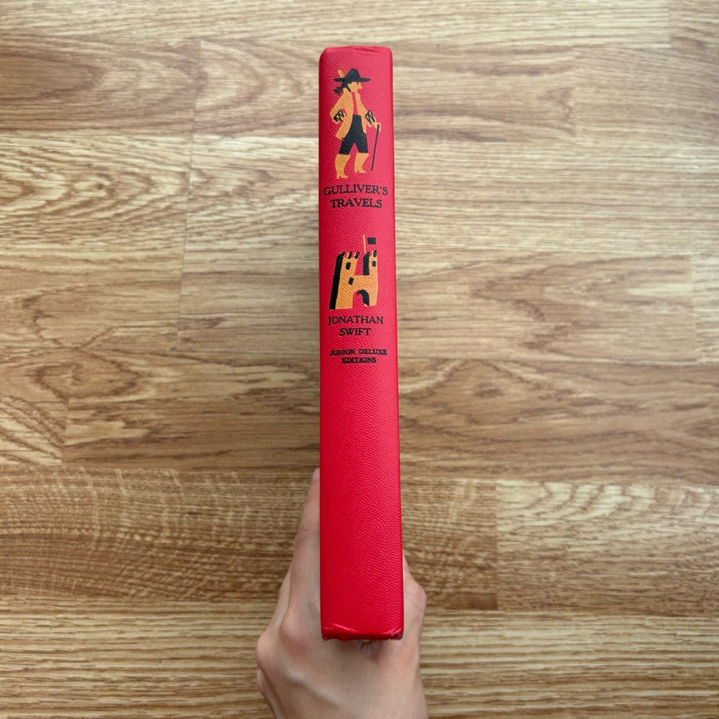 Hardcover Gulliver's Travels by Jonathan Swift หนังสือ การเดินทางของกัลลิเวอร์ โดย โจนาธาน สวิฟต์ ปกแข็ง