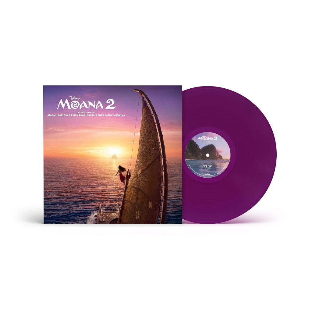 แผ่นเสียง Vinyl LP Moana 2 Original Soundtrack Vibrant Violet แผ่นไวนิล
