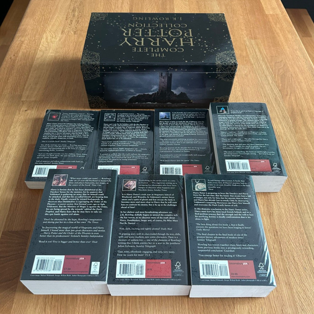 The Complete HARRY POTTER Collection J.K. Rowling Paperback Book Box Set 2008