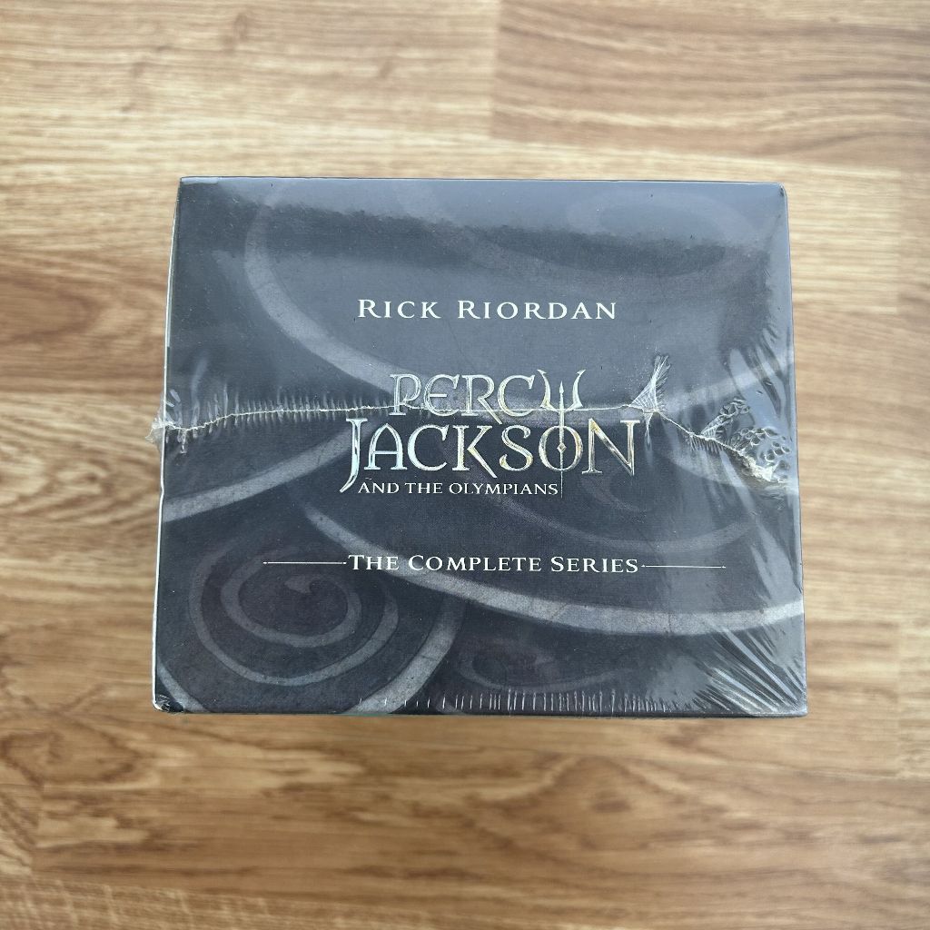 Percy Jackson and the Olympians 5 Book Paperback Box Set By Rick Riordan ชุดหนังสือภาษาอังกฤษ เพอร์ซีย์ แจ็กสัน