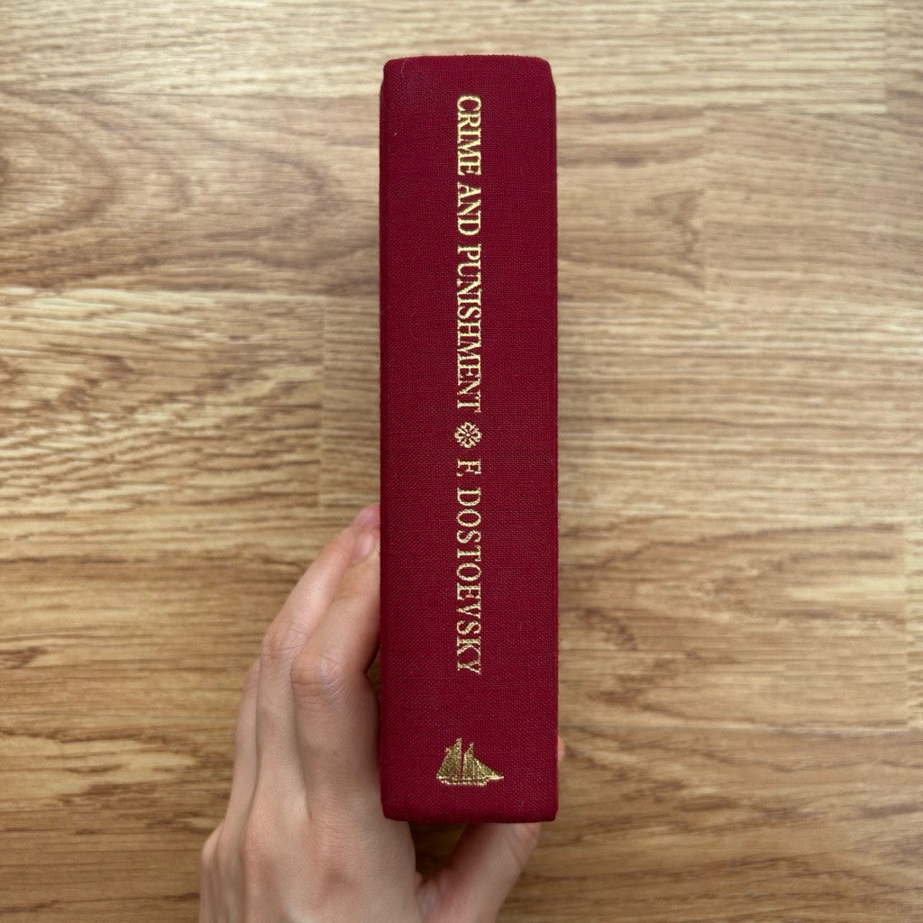 Hardcover Crime and Punishment by Fyodor Dostoevsky หนังสือ Crime and Punishment อาชญากรรมกับการลงทัณฑ์