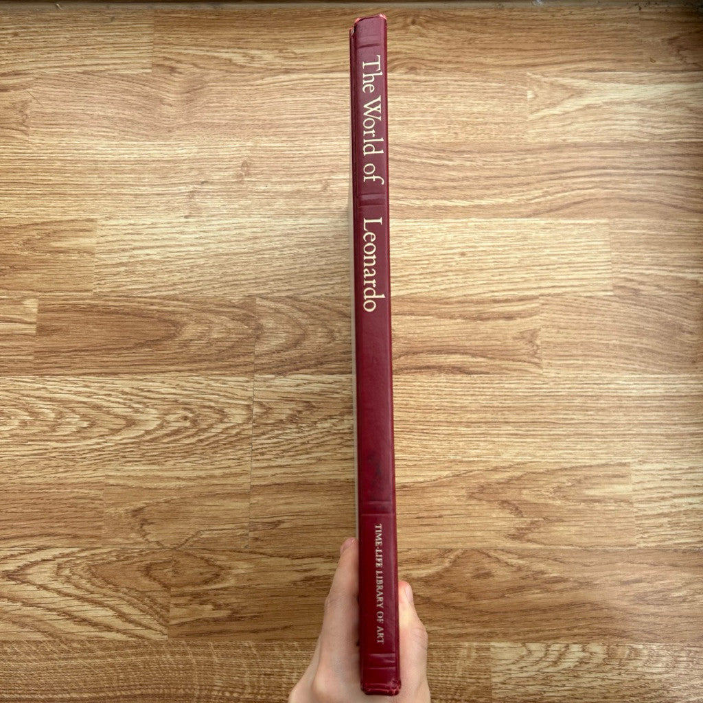 Hardcover The World of Leonardo 1452-1519 หนังสือศิลปะ Leonardo da Vinci ปกแข็ง