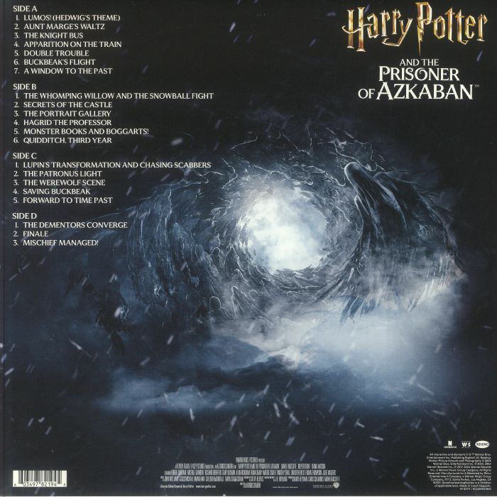 แผ่นเสียง Vinyl LP John WILLIAMS : Harry Potter & The Prisoner Of Azkaban แผ่นไวนิล