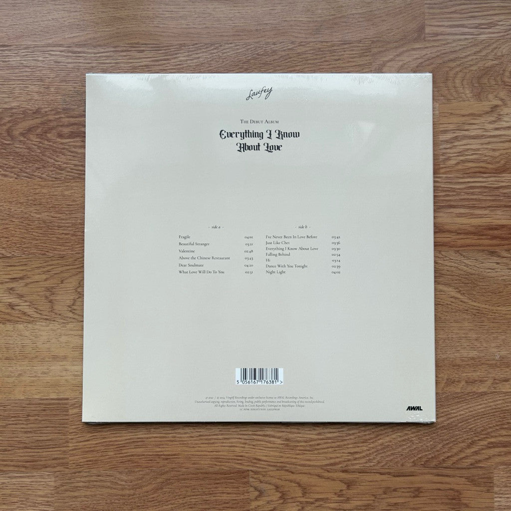พร้อมส่ง🔥แผ่นเสียง Vinyl LP LAUFEY : Everything I Know About Love แผ่นไวนิล