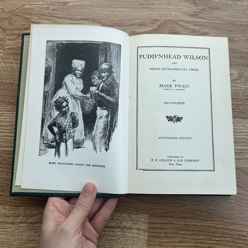 Hardcover Pudd'nhead Wilson by Mark Twain หนังสือ Pudd'nhead Wilson โดย มาร์ก ทเวน ปกแข็ง