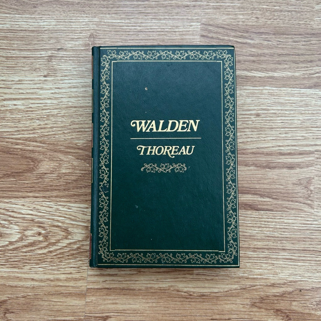 Hardcover Walden by Henry David Thoreau หนังสือ วอลเดน ปกแข็ง