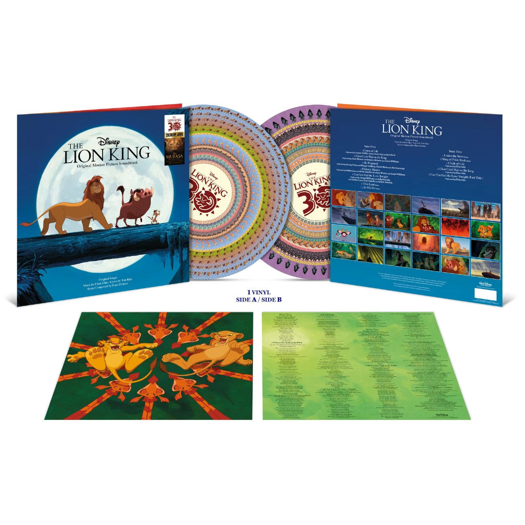 พร้อมส่ง🔥แผ่นเสียง Vinyl LP The Lion King Collector's Edition Zoetrope Vinyl แผ่นไวนิล