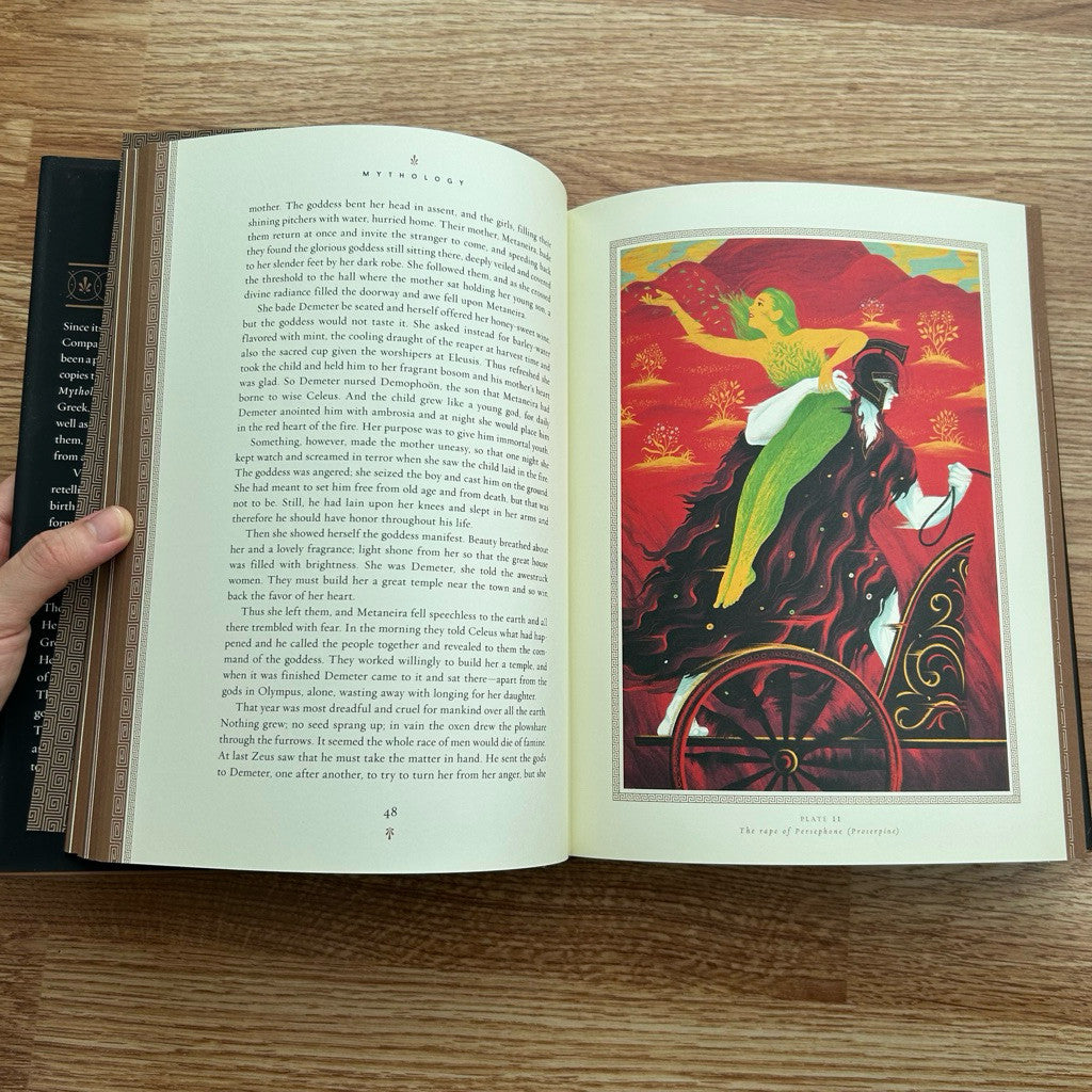 Hardcover Mythology by Edith Hamilton หนังสือ ปกรณัมปรัมปรา ตำนานเทพและวีรบุรุษ โดย อีดิธ แฮมิลตัน ปกแข็ง