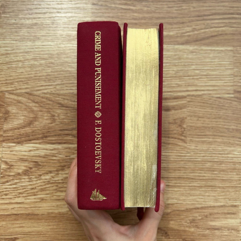 Hardcover Crime and Punishment by Fyodor Dostoevsky หนังสือ Crime and Punishment อาชญากรรมกับการลงทัณฑ์