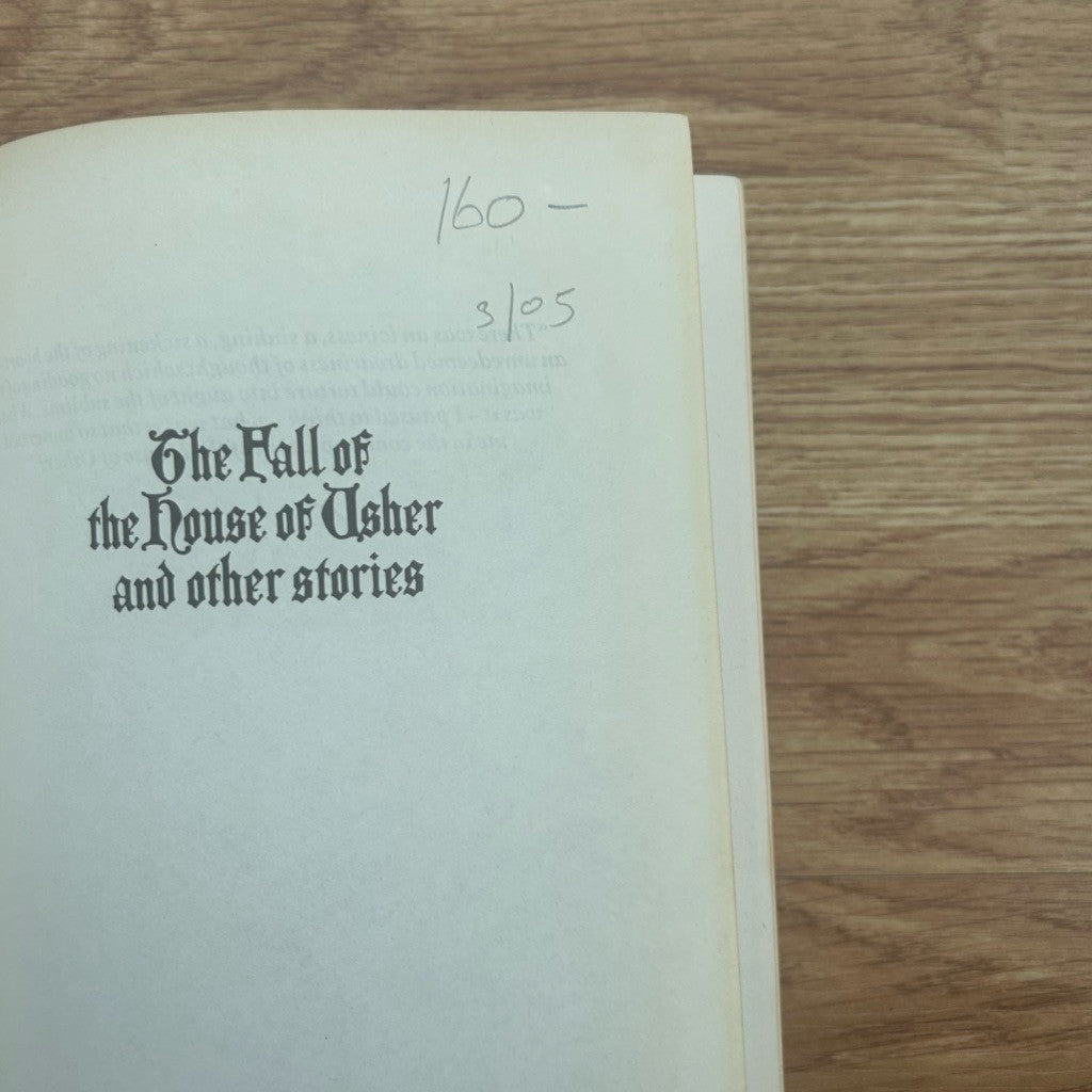 Hardcover The Fall of the House of Usher and other stories by Edgar Allan Poe หนังสือ ความตายของบ้านอัชเชอร์ ปกแข็ง