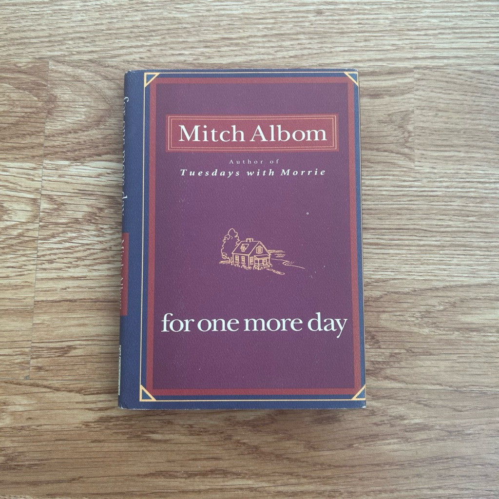 Hardcover For One More Day by Mitch Albom หนังสือ ขอเพียงอีกวัน มิตช์ อัลบอม ปกแข็ง