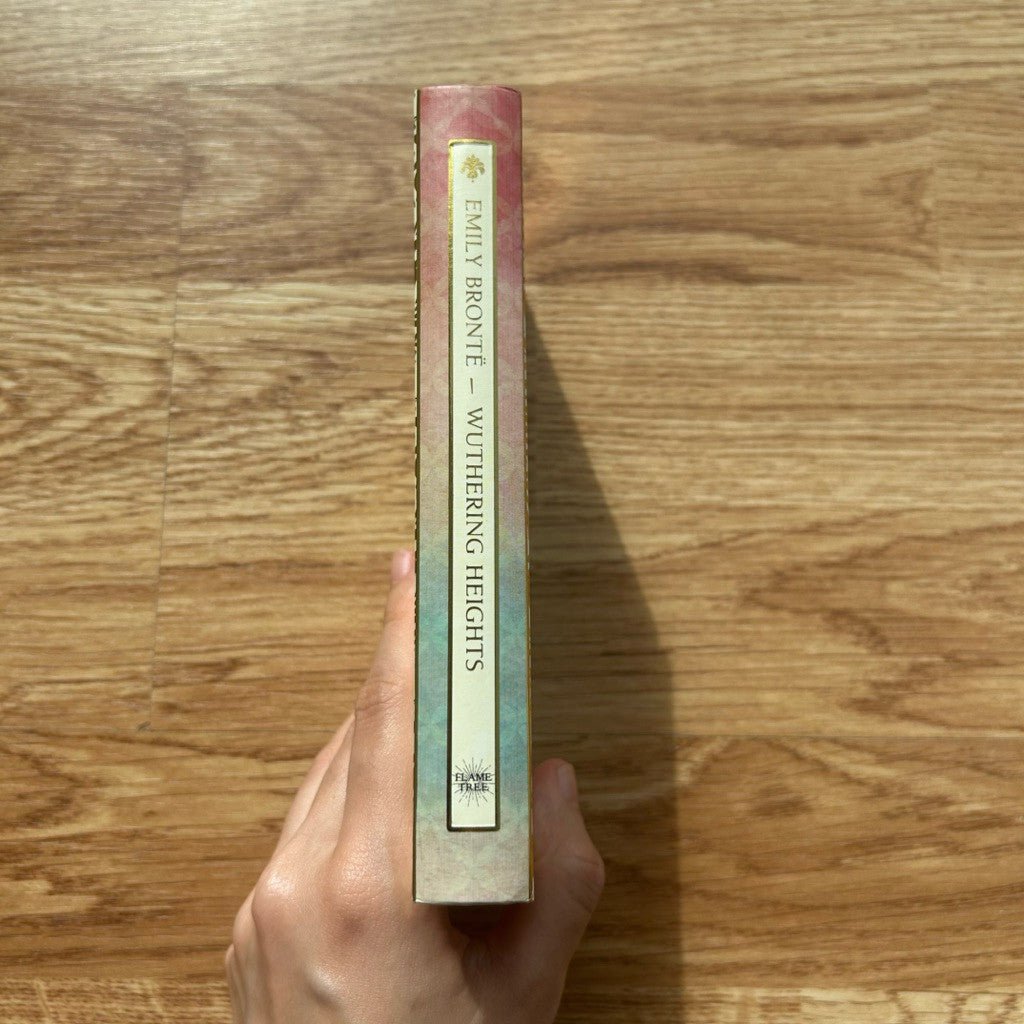 Gilded-Edge Hardcover Wuthering Heights by Emily Bronte หนังสือ บ้านรักในรอยแค้น ปกแข็ง ขอบทอง