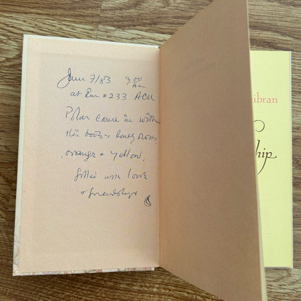 Hardcover The Beauty of Friendship by Kahlil Gibran หนังสือ คาลิล ยิบราน ปกแข็ง
