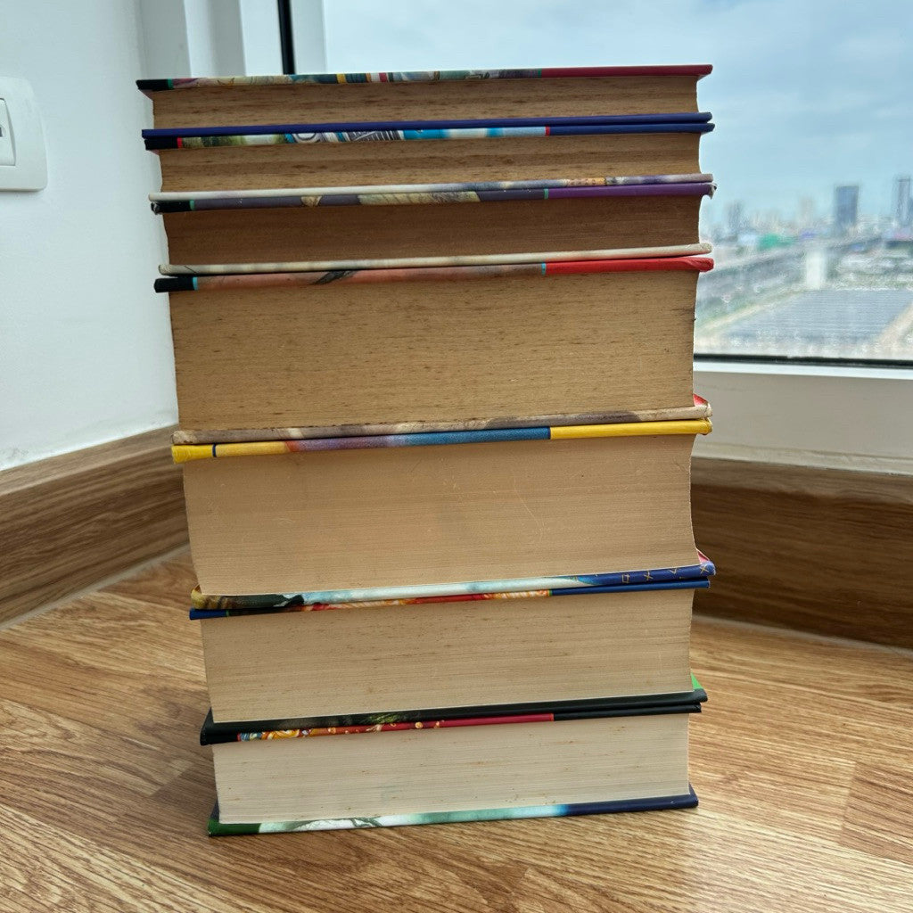 Early Printings Bloomsbury UK Hardcover Harry Potter Complete Book Set 1-7 J.K Rowling ชุดหนังสือแฮร์รี่ พอตเตอร์ ปกแข็ง