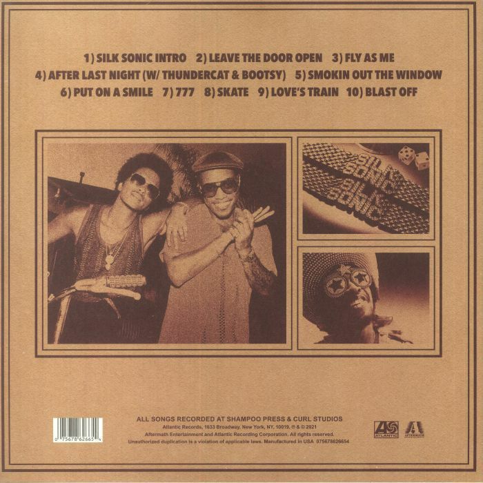 พร้อมส่ง🔥แผ่นเสียง Vinyl LP BRUNO MARS / ANDERSON PAAK : An Evening With Silk Sonic แผ่นไวนิล