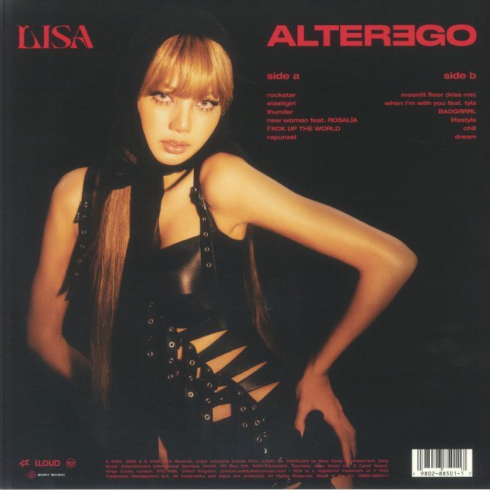 แผ่นเสียง Vinyl LP LISA Alter Ego แผ่นไวนิล