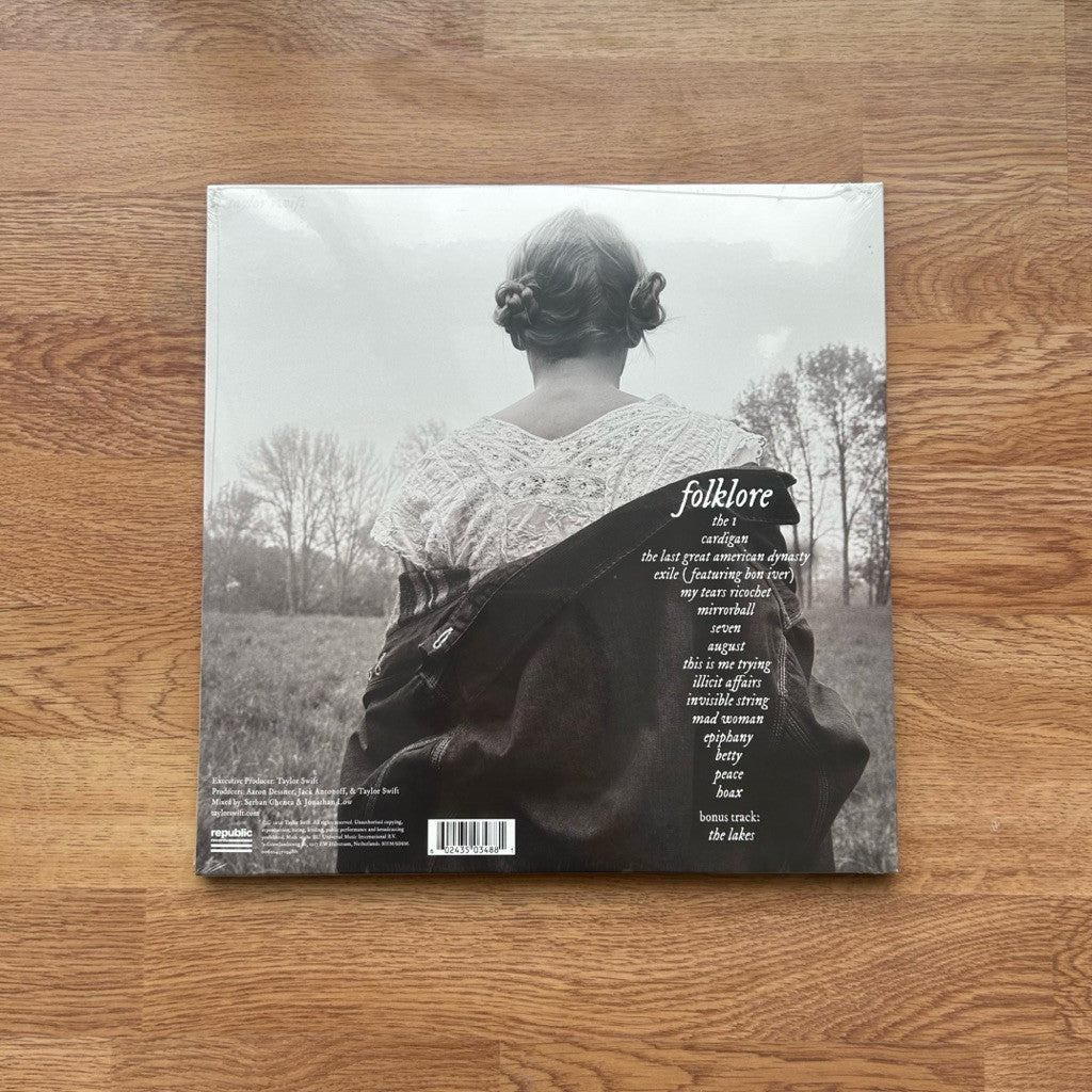 พร้อมส่ง🔥 แผ่นเสียง Vinyl LP Taylor SWIFT : Folklore gatefold coloured vinyl 2xLP แผ่นไวนิล