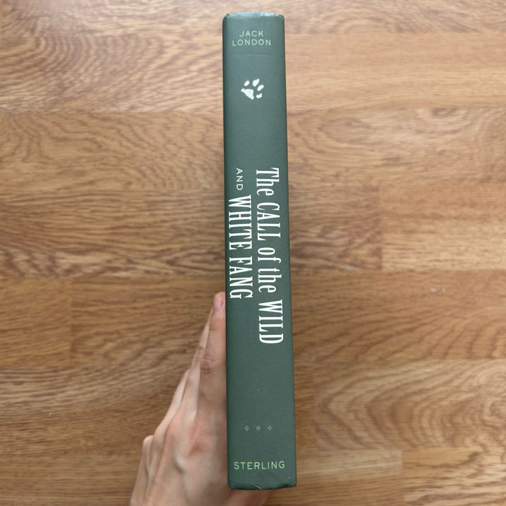 Hardcover The Call of the Wild and White Fang by Jack London หนังสือ ภาษาอังกฤษ ปกแข็ง