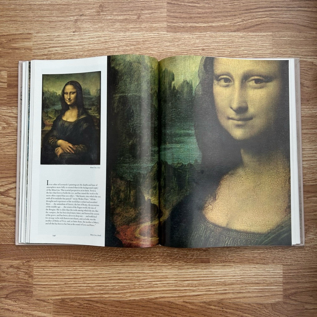 Hardcover The World of Leonardo 1452-1519 หนังสือศิลปะ Leonardo da Vinci ปกแข็ง